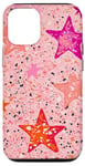 Coque pour iPhone 12/12 Pro Coque de téléphone motif léopard rose layette