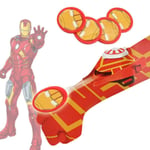 Marvel DC Superhjälte Handske Web Shooter Dart Blaster Launcher Leksak Barnpresent [DmS] Iron Man