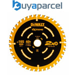 Dewalt DT10640 Circular Saw Blade 165 x 20mm x 40 Tooth Extreme Framing DCS391