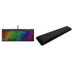 HyperX Alloy Elite 2 – Mechanical Gaming Keyboard, Software-Controlled Light & Macro Customization & HX-WR Wrist Rest for full-sized keyboards, 8.8cm x 45.7cm x 2.2cm