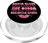 Père Noël renne Hot Cocoa Films de vacances PopSockets PopGrip pour MagSafe