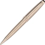 Montblanc Writing Instrument Meisterstuck Geometry Solitaire Champagne Gold Midsize Ballpoint Pen D