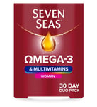 Seven Seas Omega-3 & Multivitamins Man/Man50+ & Woman/Woman50+  30 Day Duo Pack