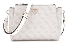 GUESS Noelle Tri Compartment Crossbody Bag Dove Logo