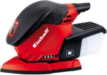 Einhell TE-OS 1320 Multi Sander |130W Orbital Sander, 24000 Min-1 Oscillating Speed, Lightweight Detail Sander, Palm Sander For Wood With Soft Grip | Mouse Sander With Dust Collector