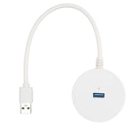 USB-keskitin 4 USB3.0-portit USB 3.0 -jakaja 5 Gbps lähetys 10 TB suuri kapasiteetti 4-porttinen keskitin Windowsille OS X Linuxille