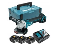 Makita Dga504rt3j, 8500 Rpm, 12,5 Cm, Batteri, 2,5 Kg, Børsteløs Motor