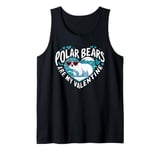 Polar Bears Are My Valentine Cute Polar Bear Valentines Day Tank Top