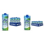 Vita Coco Pure Coconut Water Hydration Bundle – 6 x 1L & 12 x 330ml Packs, Naturally Hydrating Electrolyte Boost, Gluten-Free with Vitamin C & Potassium