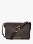 Jasper Conran Beatrix Flap Messenger Bag, Black