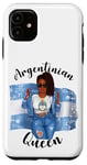 Coque pour iPhone 11 Reine noire argentine, femmes afro-africaines, l'Argentine fière