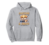 Cute Camera Dog Photographer Photo Capture & Create Puppy Pullover Hoodie