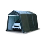 Carpasol - 2,4 x 3,6 m garage, abri de stockage, pe 450 n, tente garage vert foncé