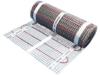 DEVImat 100T (100W/m²) varmemåtte 3,5 mm, 100W 1M² 0,5X2M 230V, selvklæbende til både total- og komfortopvarmning