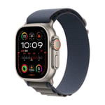 Apple Watch Ultra 2 49mm Titanium Blue Alpine Loop - Medium