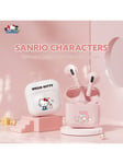 Sanrio Kuulokkeet A4 Anime Söpö Kawaii Langaton Kuulokkeet Half In Ear Kuulokkeet Melunvaimennus Kosketus Ohjaus Peli Kuuloke-Pink