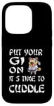 Coque pour iPhone 14 Pro Mettez votre Gi On It's Time To Cuddle - Chien Carlin