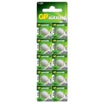 GP AG10 / LR1130 / LR54 / 189 / 10-pack Aluminium