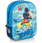 Mickey Souris Mickey Bleu Sac à Dos 3D École Maternelle Temps Libre