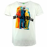 The Beatles Fab Four Men's T-shirt White Official Licensed Music Large