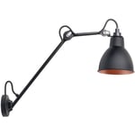 Lampe Gras N°122 SW Vegglampe, Sort / Kobber, Sort