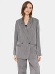 Saint Tropez Glenda Double Breasted Blazer, Mist Grey