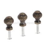 6pcs Antique Bronze Pumpkin Pull Handle Jewelry Box Drawer Cabinet Cupboard Knob