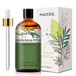 PHATOIL Huile Essentielle Eucalyptus Citronné 100 ml, Huile Essentielle Pure Naturelle, Huile d'Eucalyptus Citronné pour Diffuseur Aromathérapie Humidificateur