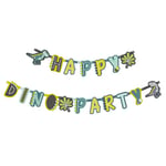 Homéa, Guirlande Lettre Happy Dino Party en Carton 2M Happy Dino