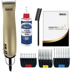 Wahl Dog Clippers, KMSS Premium Dog Grooming Kit, Full Coat Dog Grooming Clippers for All Coat Types, Low Noise, Corded Pet Clippers, Groom Pets at Home