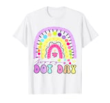 Dot Day 2024 Rainbow Colorful Polka Dots Kids Girls Dot Day T-Shirt