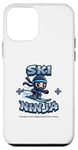 Coque pour iPhone 12 mini Ski Ninja Snowboard Ninja Ski Snow Rider