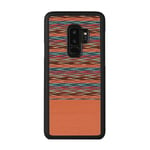 Samsung Galaxy S9 Plus suojakuori Man&Wood, Browny Check, musta