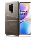 OnePlus Dual Card kuoret - 8 Pro Harmaa Hopea/Harmaa