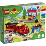 LEGO 10874 DUPLO Town Le Train a Vapeur, Jouet a Pile, Avec Sons, Lumieres et...