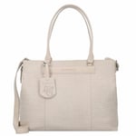 Burkely Casual Cayla Sac à bandoulière Cuir 34.5 cm Compartiment pour ordinateur portable oyster white (1000402-29-01)