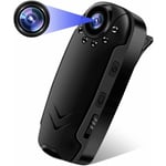 CCYKXA Mini Caméra Espion, Camera Cachée Enregistreur Vidéo Portable 1080P HD, Caméra de Sécurité Caméscope avec Objectif Grand Angle 125° Vision