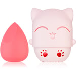 BrushArt Accessories Cutie Cat travel case with make-up sponge Svamp til at lægge makeup med rejsetaske