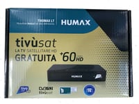 Humax Tivumax LT Récepteur Satellite HD-3801S2 - Noir Tivusat Nouveau Modèle