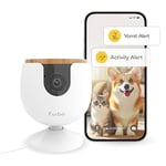 Furbo Mini Pet Camera + Home Security Package [PREMIUM W/SUBSCRPITION]: Pet Monitor w/Phone App, Colour Night Vision, 2-Way Audio, Barking or Meowing Alerts, Designed for Dogs or Cats, Indoor Cam