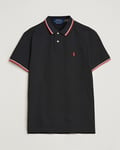 Polo Ralph Lauren Custom Slim Fit Tipped Polo Black