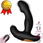 LCC® Anal Plug Prostate Vibrator och G-Spot Stimulator/7 Frequency Vibrator Sexleksak för kvinnor och män - Svart