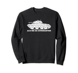 Covenanter WW2 British A13 Cruiser Tank Silhouette Sweatshirt