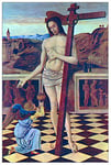 ArtPlaza Bellini Giovanni - The Blood of The Redeemer Panneau Décoratif, Bois, Multicolore, 60 x 1.8 x 90 cmAS93148