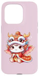 Coque pour iPhone 15 Pro Cadeaux pour enfants du Nouvel An chinois 2025 Baby Dragon