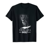 Strong Like A Wolf Forest Wolves Animal Wolf Lover Animal T-Shirt