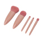 5 Pcs Portable Makeup Brush Set Fiber Soft Bristle Mini Foundation Brush Eye FST