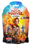 Marvel Captain Marvel Domez 1 Pièce Set Figurines Blind Bag Série 1, 6Cm