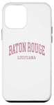 Coque pour iPhone 12 mini Pink Baton Rouge Louisiana LA Varsity Style sur Baton Rouge