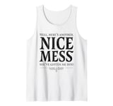 Laurel & Hardy Here's Another Nice Mess Ollie Quote Tank Top